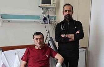 Kapalı damarı Almanya’da açılmayınca, Elazığ’a gelip sağlığına kavuştu