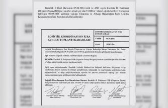 Karabük Lojistik Merkezi projesi onaylandı