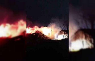 Karabük’te samanlık ve odunluk yangında küle döndü