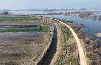 Karacabey çiftçisi yeni sezon ekimleri için suların çekilmesini bekliyor