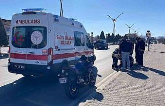 Karaman’da motokurye kazası: 1 yaralı