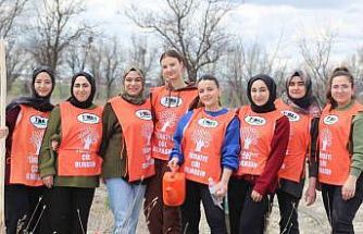 Karapınar’da erozyon sahasına fidan dikildi