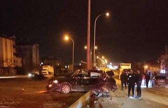 Karapınar’da tır ile otomobil çarpıştı: 2 yaralı