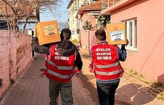 Kardeş Eli projesi kapsamında 2 bin gıda kolisi dağıtıldı