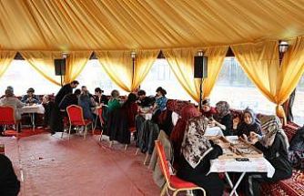 Kartepe’de ramazan akşamları otağ çadırında sanatla renkleniyor