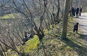 Kastamonu’da "patpat" şarampole yuvarlandı: 2 yaralı