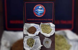 Kavga ihbarına giden polis torbalarca uyuşturucu yakaladı
