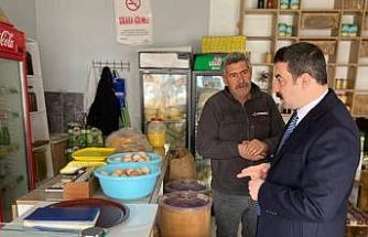 Kaymakam Akköz’den Arpaçay’da esnaf ziyareti