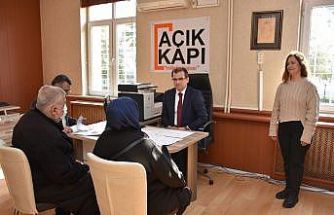 Kaymakam Güldoğan, ‘Açık Kapı’da vatandaşların sorunlarını dinledi