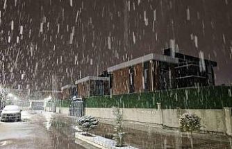 Kayseri’de kar yağışı