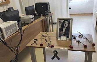 Kazada hayatını kaybeden sağlıkçı için anma etkinliği