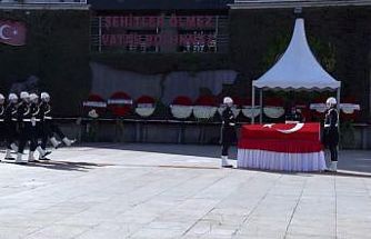 Kazada şehit olan polis memuru için cenaze töreni düzenleniyor