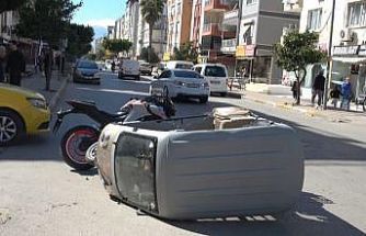 Kepez’de motosikletler çarpıştı: 1 yaralı