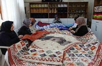 Kilis’te kadınların el emeğiyle yorgancılık yeniden canlanıyor