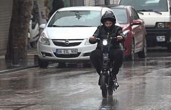 Kilis’te yağış etkili oluyor