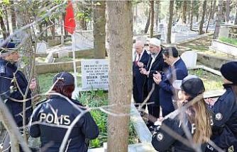 Kırklareli’nde şehit polis İbrahim Çınar kabri başında anıldı