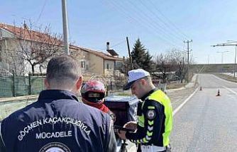 Kırşehir’de 14 düzensiz göçmen yakalandı