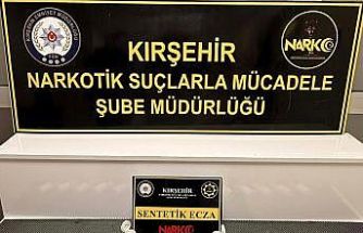 Kırşehir’de polis 660 adet sentetik hap ele geçirdi