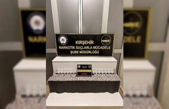 Kırşehir’de polis, bin 387 adet uyuşturucu madde ele geçirdi