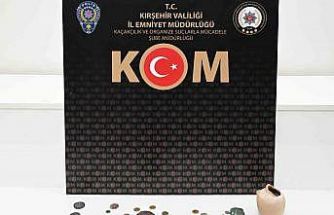 Kırşehir’de tarihi eser operasyonu: 38 parça eser ele geçirildi