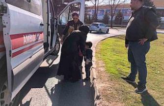 Kontrolden çıkan motosiklet devrildi : 4 yaralı