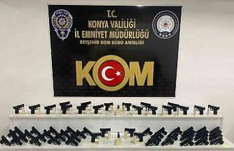 Konya polisinden silah kaçakçılarına operasyon