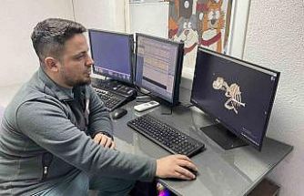 Kulağından beynine tümör yayılan sokak köpeği zorlu operasyonla hayata tutundu