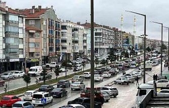 Kulu’da bayram trafiği yoğunluğu