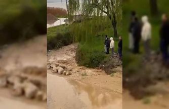 Kuraklığın ardından gelen sağanak İznik’i vurdu