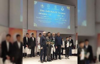 Kur’an-ı Kerim’i güzel okuma yarışmasında Ege Bölge Birincisi Aliağa’dan