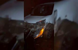 Kurtalan’da maddi hasarlı kaza