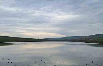 Kuruyan Yeşilsırt Göleti yağışlarla yeniden hayat buldu