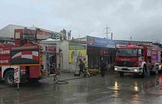 Kütahya’da Fatih Sanayi Sitesi’nde yangın