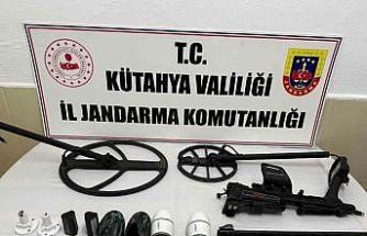 Kütahya’da kaçak kazı operasyonu, 2 şüpheli hakkında soruşturma