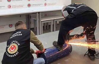 LPG tanklarından 35 kilo uyuşturucu çıktı