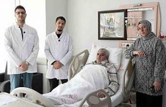 Malatya’da 20 santimetrelik kitle kapalı yöntemle çıkarıldı