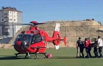 Malatya’da havale geçiren bebek hava ambulansıyla sevk edildi