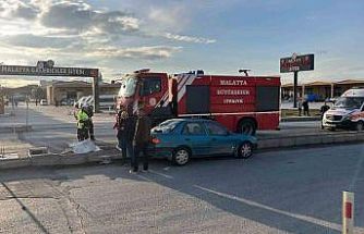 Malatya’da iki araç çarpıştı: 1 yaralı