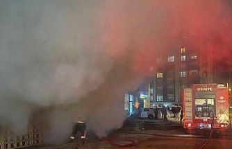 Malatya’da konteyner yangını