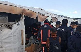 Malatya’da konteynerde yangın