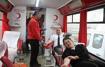 Malazgirt’te kan bağışı kampanyasına yoğun ilgi