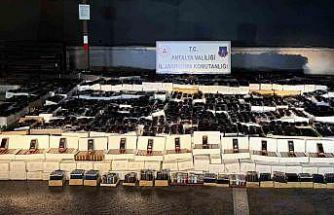 Manavgat’ta 25,5 milyonluk kaçak ürün operasyonu