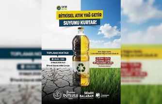 Manisa’da ‘atık yağını getir, suyunu kurtar’ kampanyası