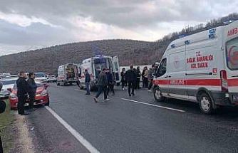 Mardin’de yolcu otobüsü devrildi: 24 yaralı