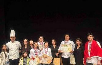 Marmarisli öğrenciler uluslararası gastronomi yarışmasında madalyaları topladı