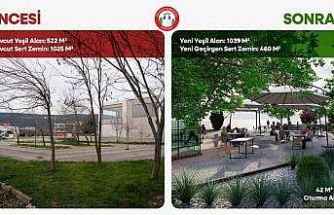 Menteşe kent merkezinde yeşil alan oranı arttırılıyor