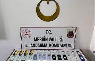 Mersin’de 800 bin liralık gümrük kaçağı telefon ele geçirildi
