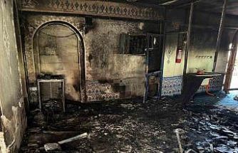 Mersin’de camide çıkan yangın hasara yol açtı