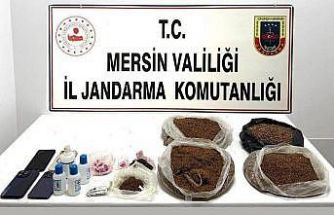 Mersin’de uyuşturucu operasyonu: 10,5 kilo bonzai ele geçirildi