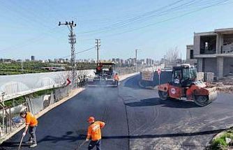 Mezitli’de sıcak asfalt atağı